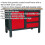 Loops Central Locking Storage & Work Top Station - 3x Draws & Cupboard with Pegboard 2