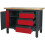 Loops Central Locking Storage & Work Top Station - 3x Draws & Cupboard with Pegboard 4