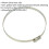 Loops 30 PACK Zinc Plated Hose Clip - 140 to 160mm Diameter - External Pressed Threads 2