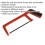 Loops 150mm Junior Hacksaw with Adjustable General-Purpose Blade - Aluminium Frame 2