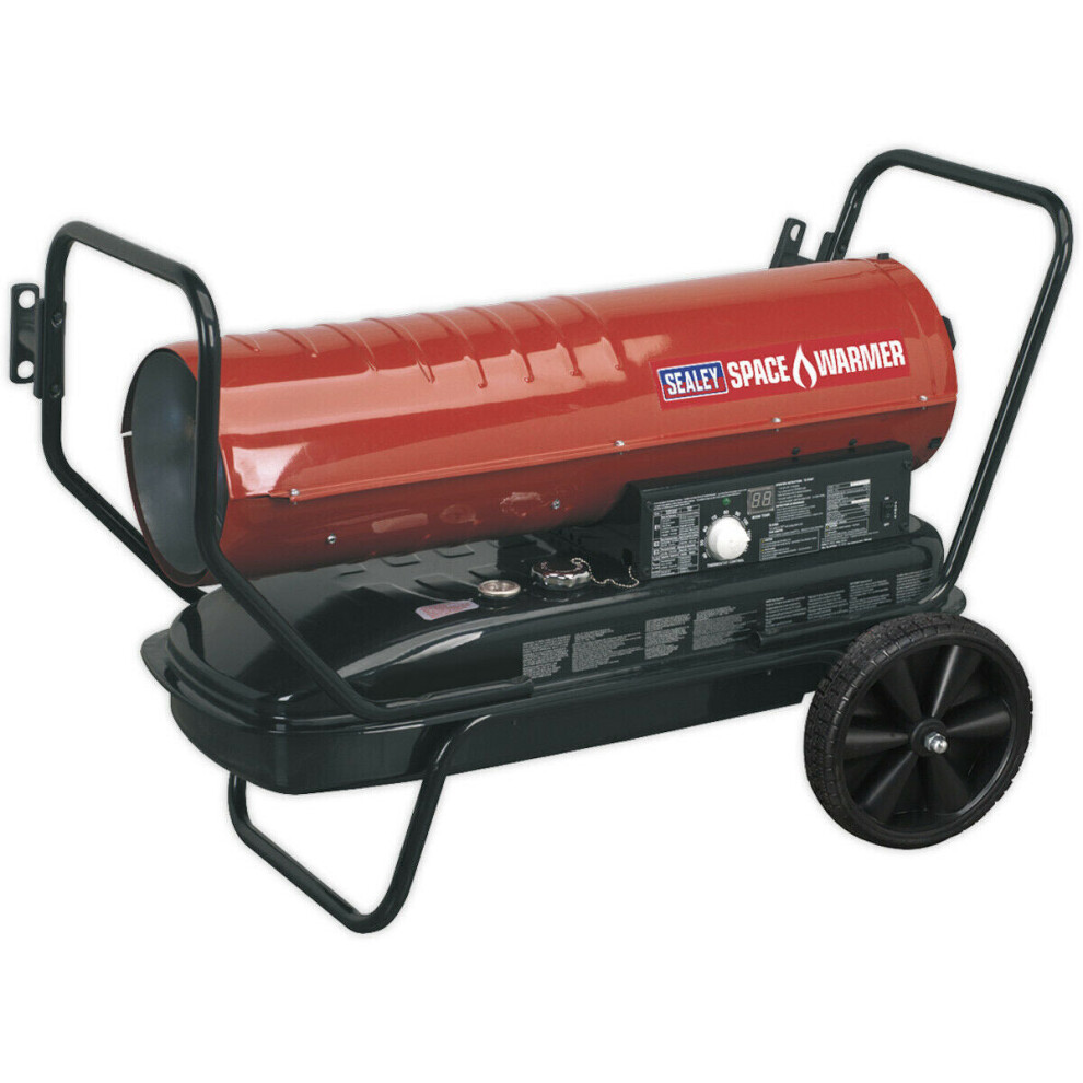 Loops Industrial Space Warmer - Paraffin / Kerosene / Diesel Heater - 125000 Btu/Hr