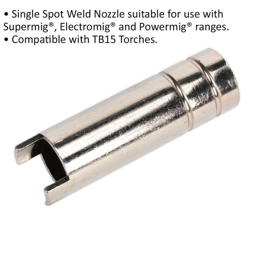 Loops Spot Welding Nozzle - Suitable for MB15 Torches - MIG Welding Torch Nozzle 1