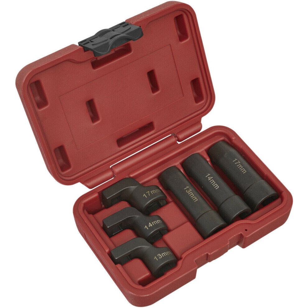 Loops 6 Piece Egt Sensor Socket Set - Straight & Offset - 6-Point 3/8" Sq Drive