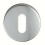 Loops 52mm Lock Profile Open Escutcheon 8mm Depth Concealed Fix Satin Aluminium 3
