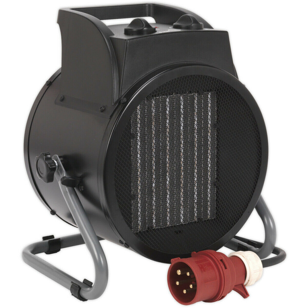 Loops 5000W Industrial Ptc Fan Heater - 2 Heat Settings - Fan Only Mode - 1700 Btu/Hr