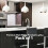 Loops Hanging Ceiling Pendant Light Matt White & Copper Kitchen Lamp Built in LED 2