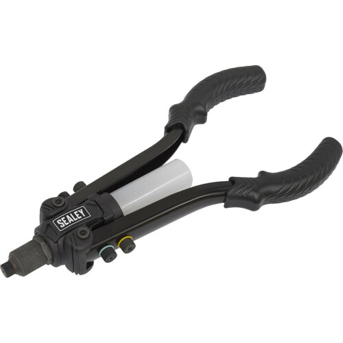 Loops Heavy Duty Compact Riveter with Collection Bowl - Adjustable Nozzle Rivet Gun