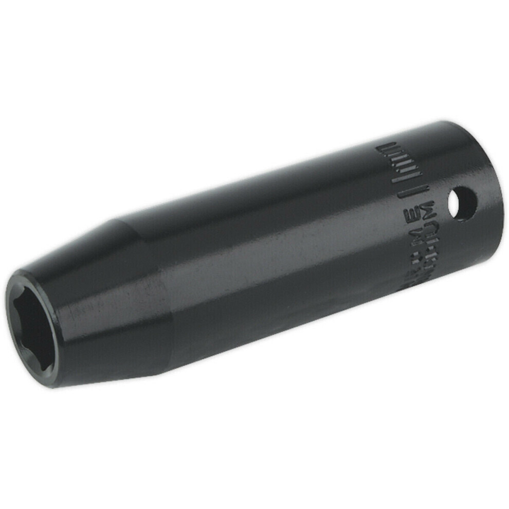 Loops 11Mm Forged Deep Impact Socket - 1/2 Inch Sq Drive Chrome Vanadium Wrench Socket