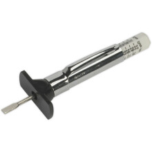 0-25mm Mini Tyre Tread Depth Gauge - 1mm Graduations Accurate Tool - Pocket Clip