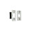 Loops Forend Strike & Fixing Pack Suitable for Tubular Latch Bright Steel 4
