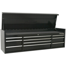 1830 x 500 x 565mm PREMIUM Topchest Tool Chest Heavy Duty 10 Drawer Storage Unit