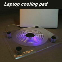 Notebook Laptop Cooling Pad Stand USB Powered and 1 Powerfull Fan