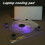 Notebook Laptop Cooling Pad Stand USB Powered and 1 Powerfull Fan 1