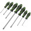 Loops 7 PACK Premium Soft Grip Screwdriver Set - Slotted & Phillips Various Size GREEN 1