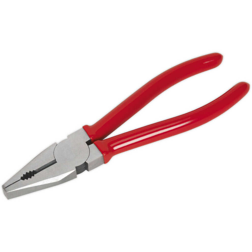Loops 200Mm Combination Pliers - Drop Forged Steel - 30Mm Jaw Capacity - Serrated Jaws