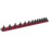 Loops 1/4" Square Drive Bit Holder - 13x Socket Capacity - Retaining Rail Bar Storage 1