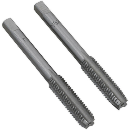 Loops 2 PACK - M8 x 1.25mm Taper & Plug Tap Set - Premium Steel - Socket Threading Bit 2