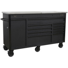 1600 x 584 x 990mm 10 Drawer Tool Chest & Power Tool Charge Station - UK Mains