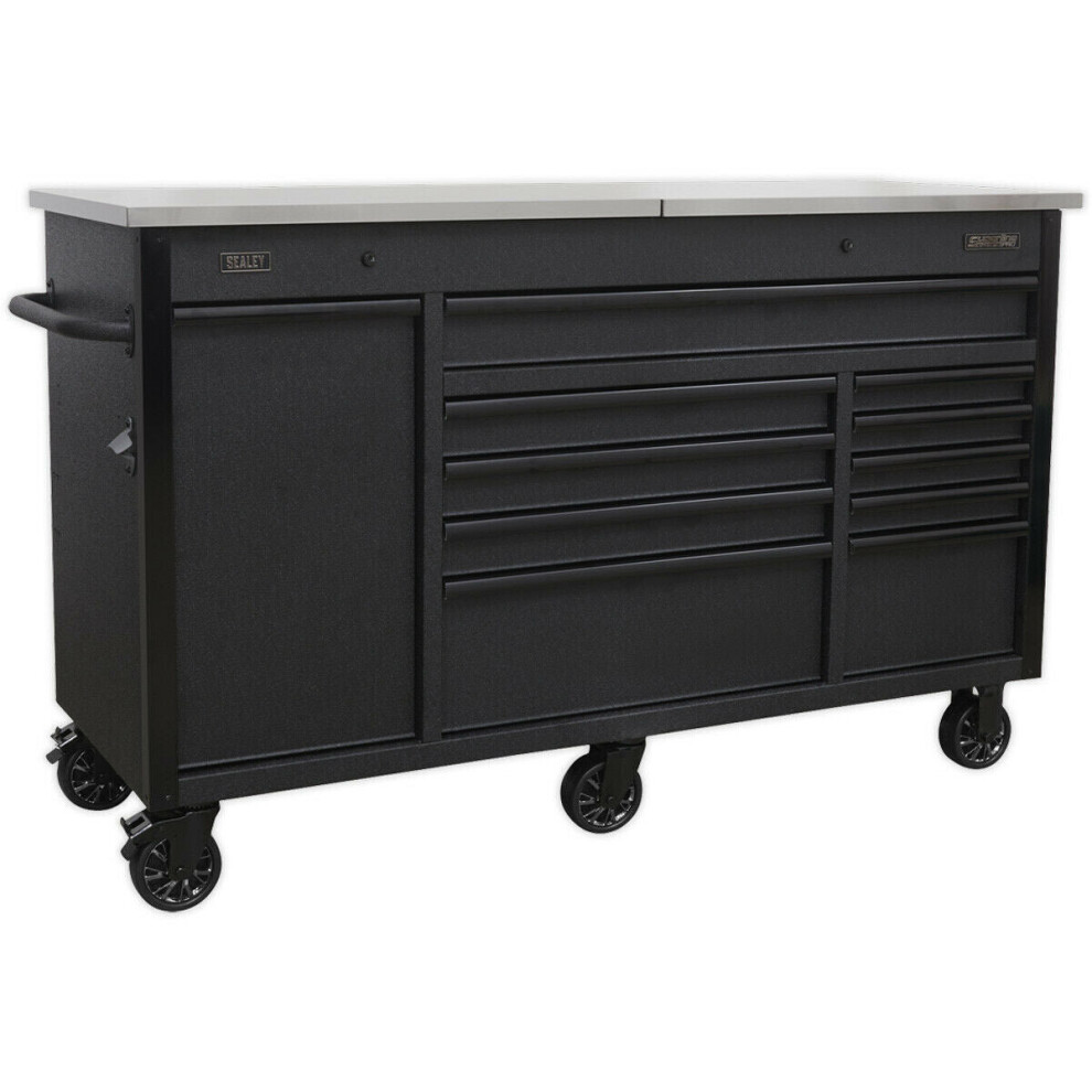 1600 x 584 x 990mm 10 Drawer Tool Chest & Power Tool Charge Station - UK Mains
