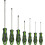 Loops 7 PACK Premium Soft Grip Screwdriver Set - Slotted & Phillips Various Size GREEN 4