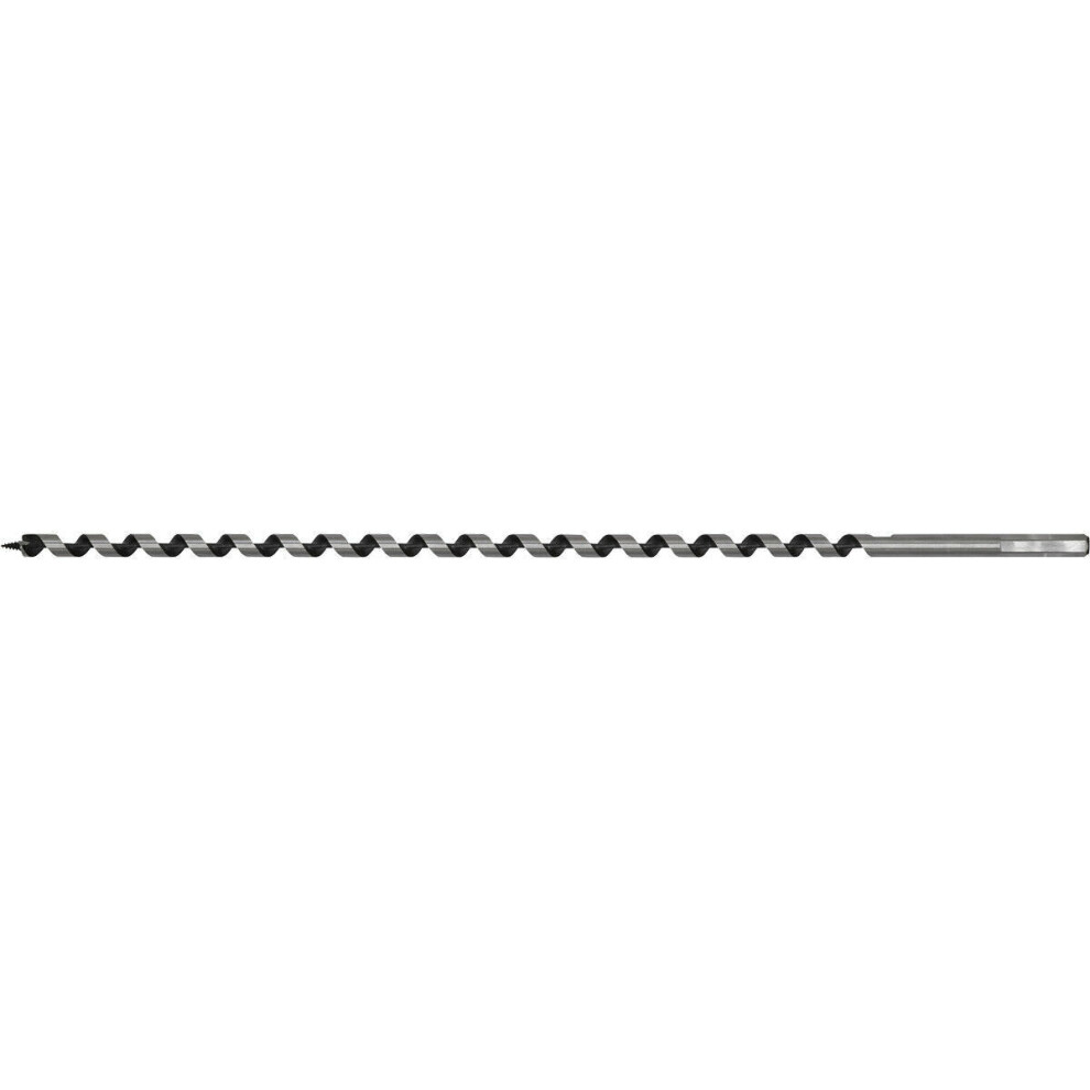 Loops 13 X 460Mm Hardened Auger Wood Drill Bit - Hexagonal Shank - Woodwork Timber