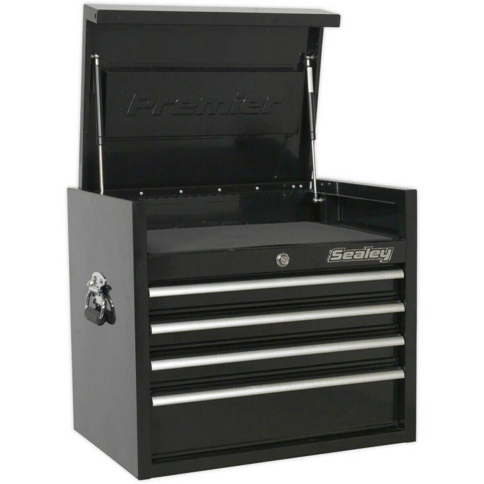 660 x 450 x 565mm PREMIUM Topchest Tool Chest - Heavy Duty 4 Drawer Storage Unit