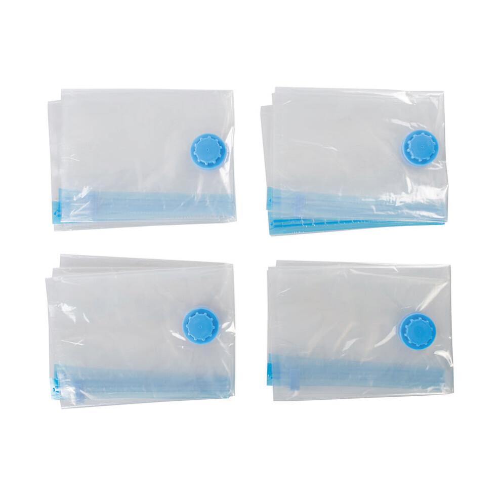 4 PACK 700mm x 500mm Vacuum Storage Bags Holiday Suitcase Space Saving Covers