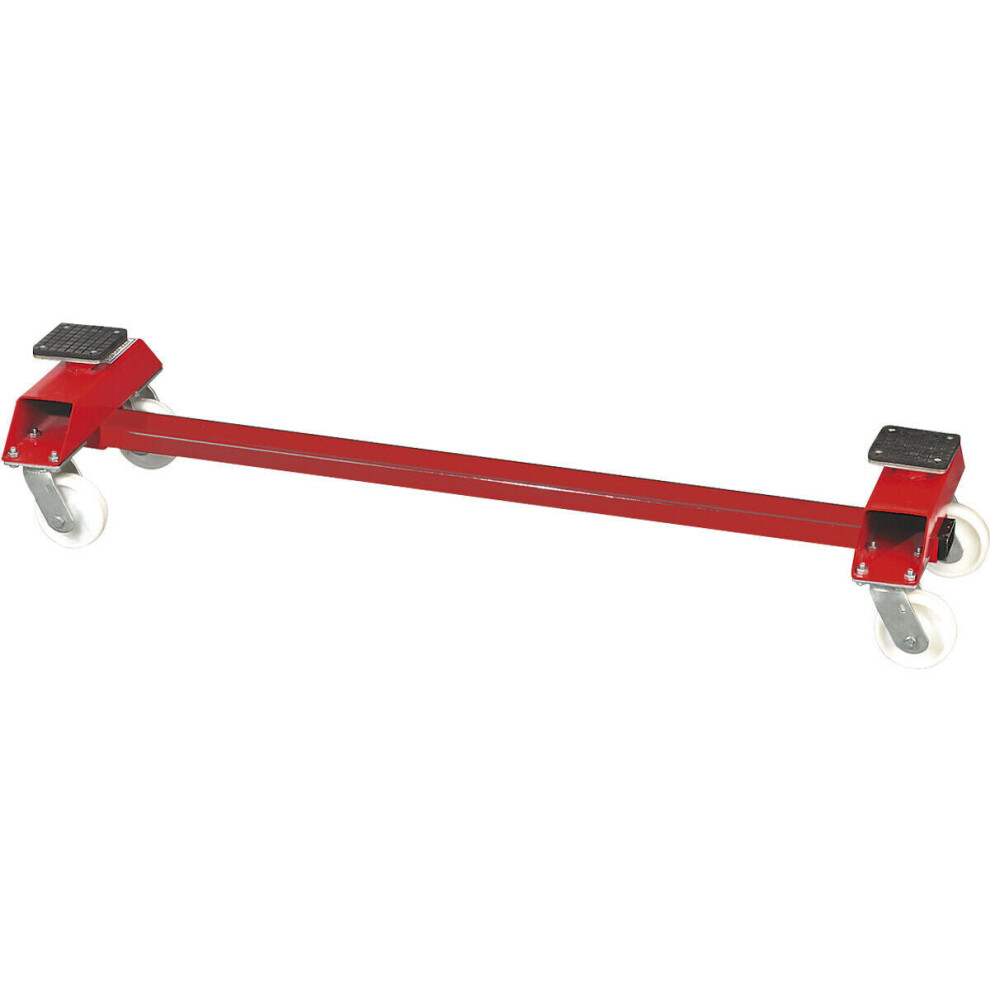 2 Tonne Steel Framed Vehicle Trolley - Bodyshop Workshop Support - Castor Wheels 5056524299289