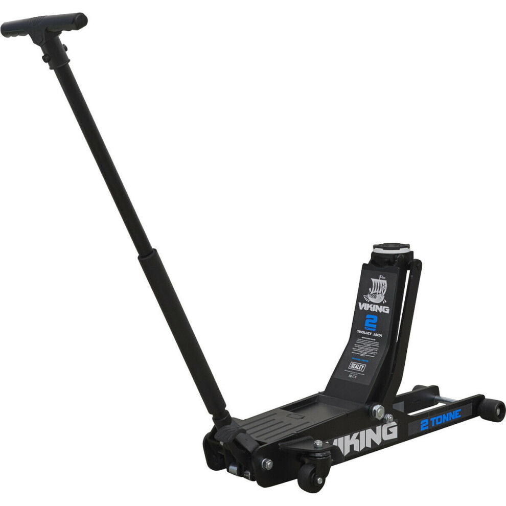 PREMIUM 2T Low Entry & Long Reach Trolley Jack & Rocket Lift - Dead Man's Lower