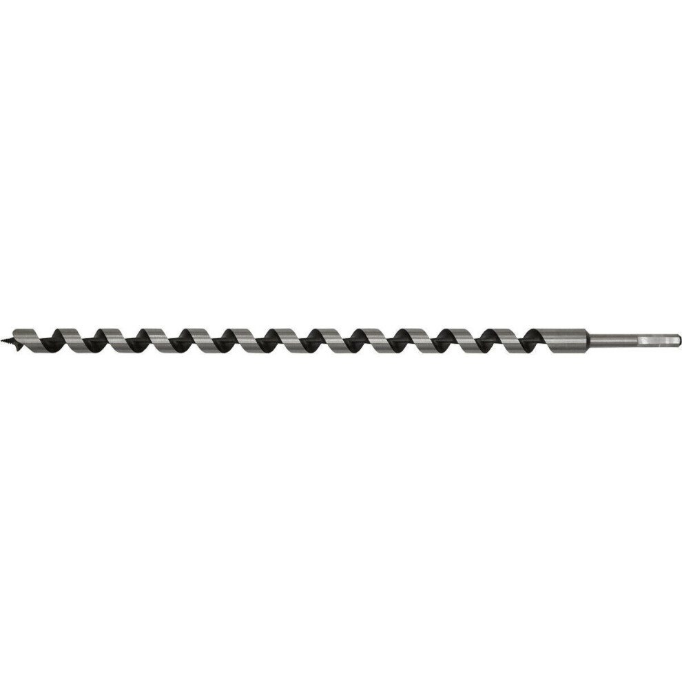 22 X 600Mm Hardened Auger Wood Drill Bit - Hexagonal Shank - Woodwork Timber 5056524261965