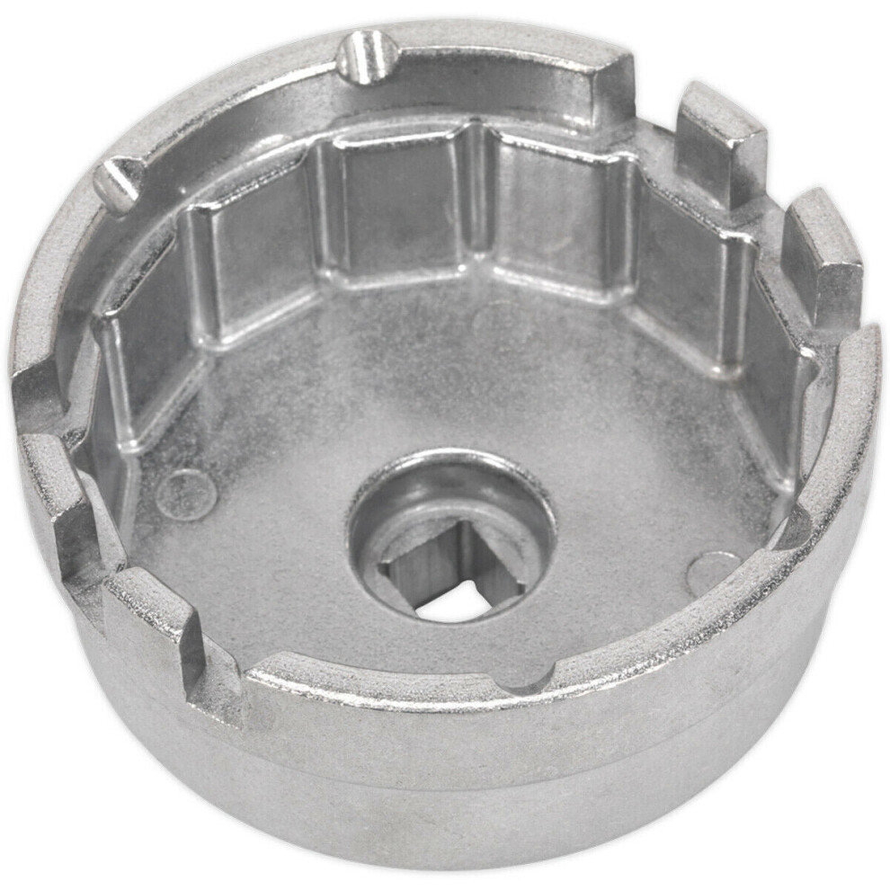 64.5Mm Oil Filter Cap Wrench - 3/8" Sq Drive - Aluminium Alloy - For Toyota 5056581942814