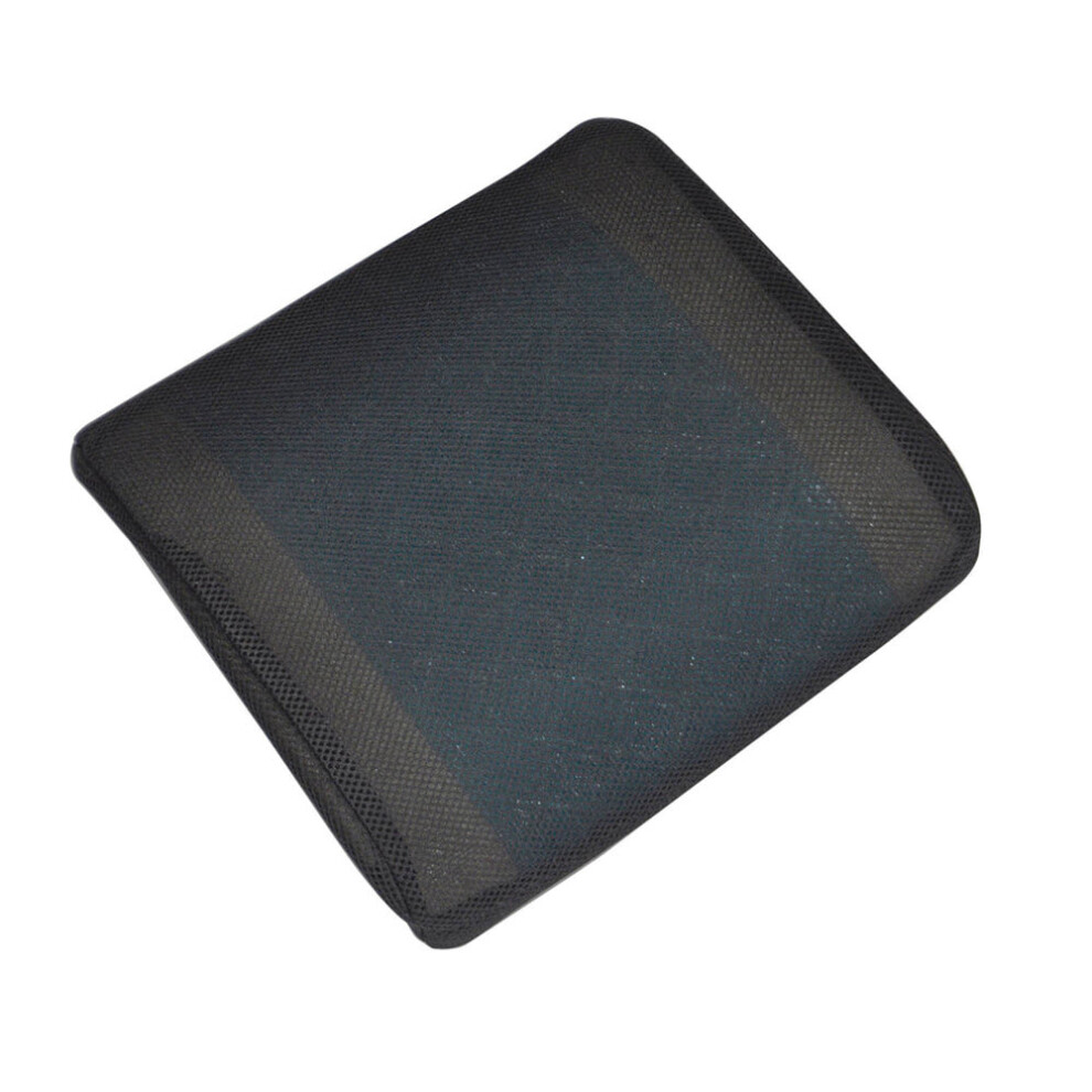 Loops Memory Foam Lumbar Support Cushion - Cooling Gel Strip - Mesh Fabric Cover