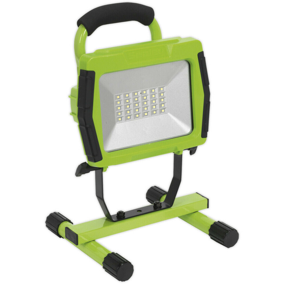 Photos - Spotlight Rechargeable Portable Floodlight - 30 SMD LED - Weatherproof - 1000 Lumens Lithium-ion-Rechargeable-Battery-120-Degree-Sprea
