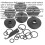 Loops 6 PACK Car Ball Joint Dust Covers - Assorted Sizes - Fitting Tool & O-Rings 2