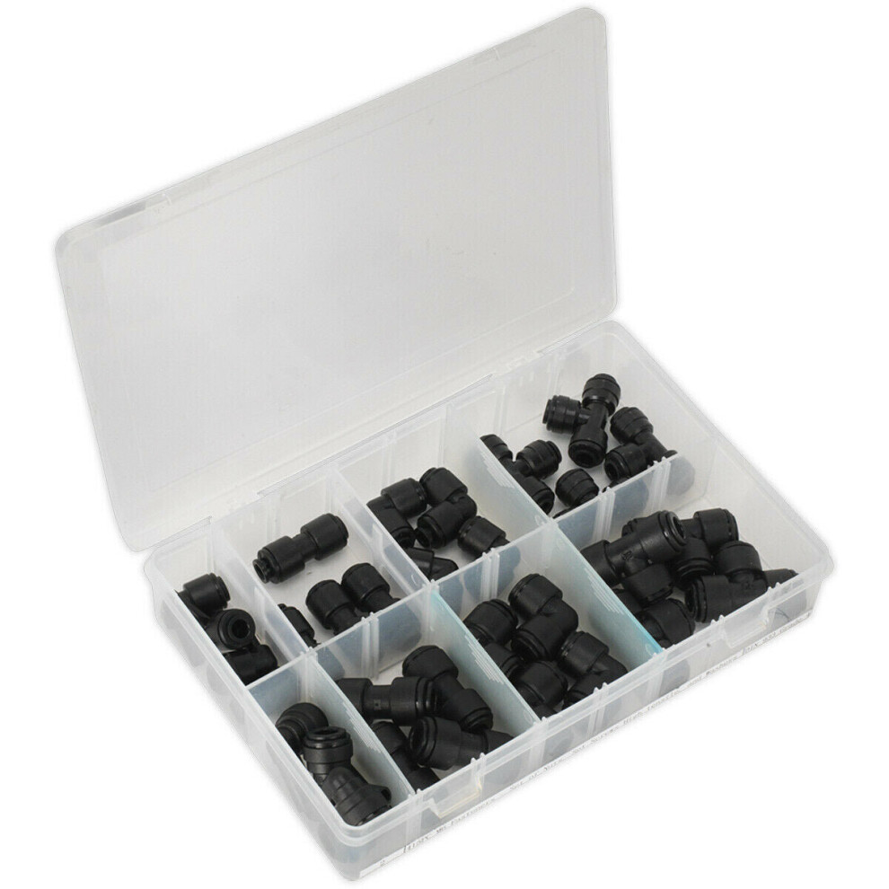 Loops 32 Pack - Various 6Mm & 8Mm Pneumatic Couplers - Straight Stem Elbow T Splitter