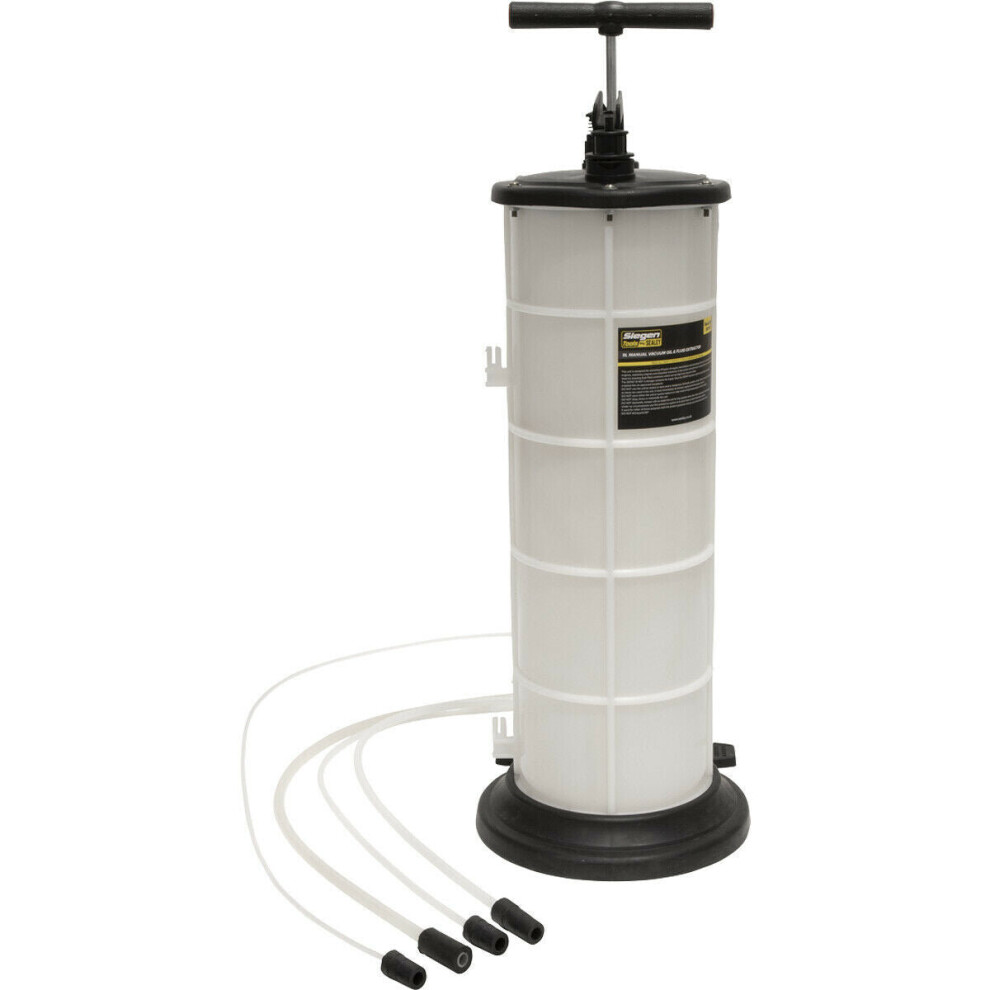 9L Manual Vacuum Oil & Fluid Extraction - Supplied with Four 1m Suction Probes