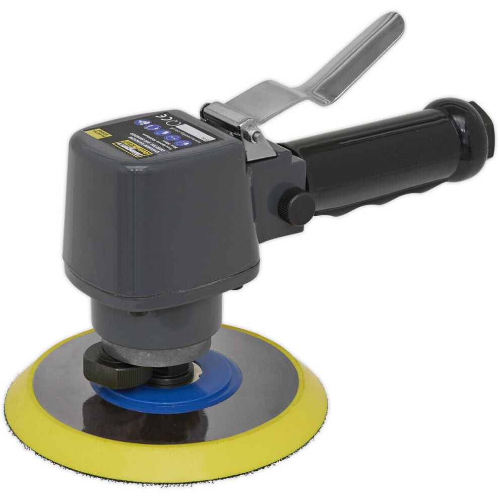 Loops 150Mm Air Random Orbital Sander - 1/4" Bsp - Variable Speed Hook & Loop Pad Size 1