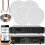 Loops 400W Bluetooth Sound System 4x 6.5 Slim Ceiling Speaker Channel HiFi Amplifier 2