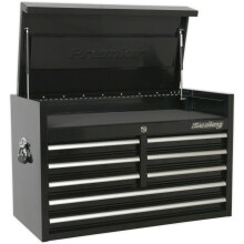 915 x 450 x 565mm PREMIUM Topchest Tool Chest - Heavy Duty 8 Drawer Storage Unit