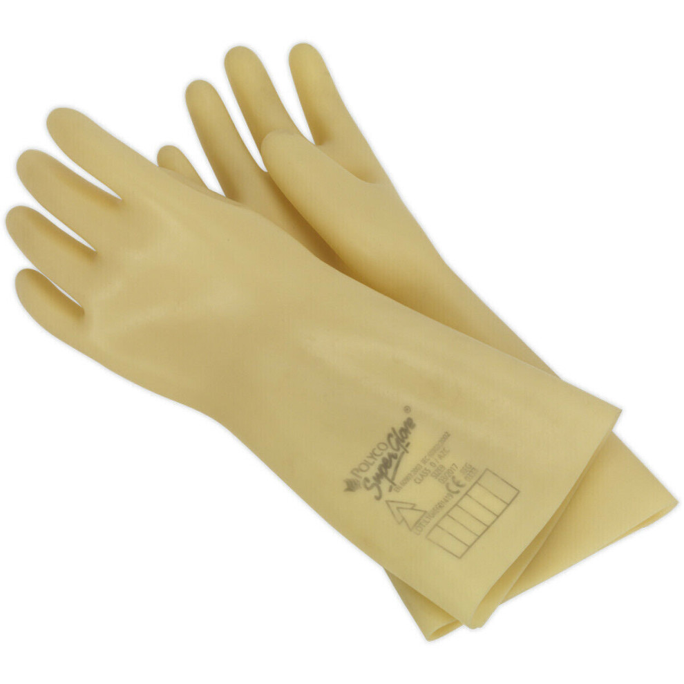 Pair 1Kv Electricians Safety Gloves - Class 0 - Hybrid & Electric - En 60903 5056524281109