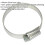 Loops 30 PACK Zinc Plated Hose Clip - 44 to 64mm Diameter - External Pressed Threads 2