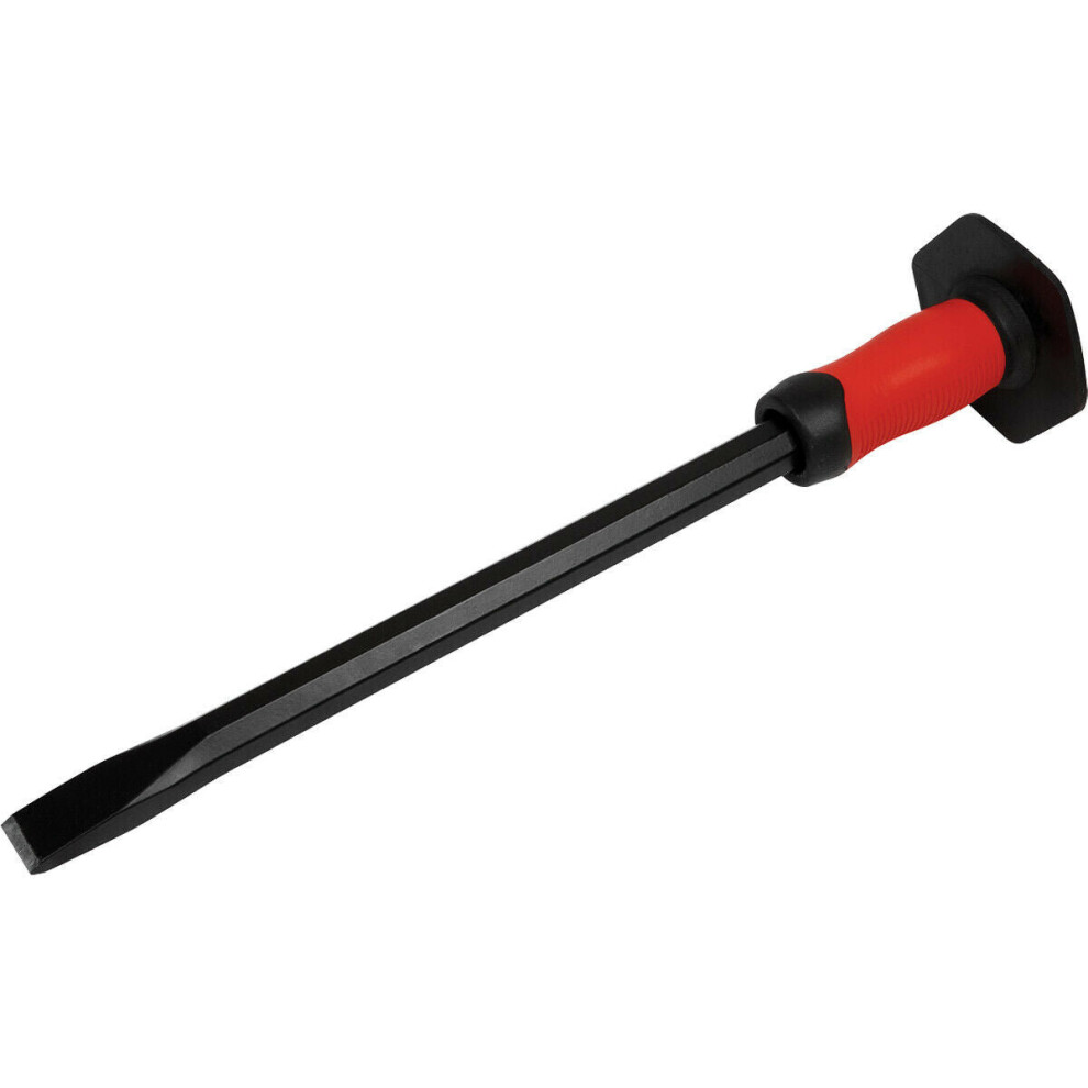 Drop Forged Steel Cold Chisel With Safety Grip - 25Mm X 450Mm - Octagonal Shaft 5056524266519