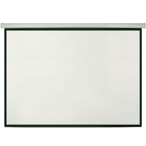 Loops 120" Manual Pull Down Projector Screen 4:3 Wall Ceiling Mount Home Movie Cinema 1