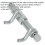 Loops Exhaust Spring Clamp Removal Tool - For VAG Vehicles - Use With 17mm Spanner 2