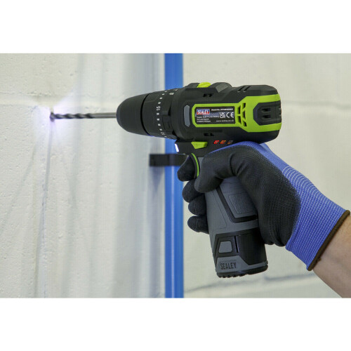 Loops 10.8V Cordless Hammer Drill - 10mm Dia Chuck - Body Only 2