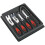 Loops 5 PIECE Door Panel & Trim Clip Removal Tool Set - U and V Profile Tips - Stubby 4