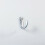 Loops Victorian One Piece Single Bathroom Robe Hook 40mm Projection Satin Chrome 2