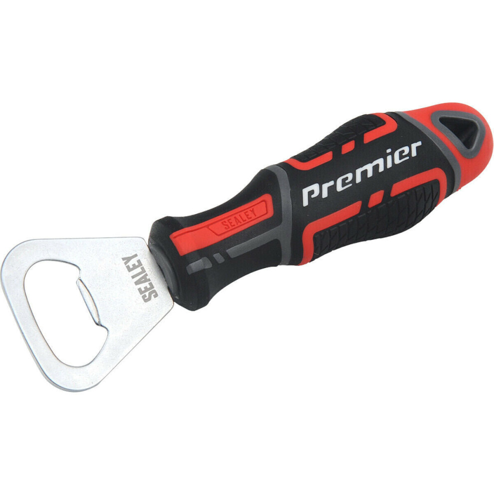 Loops Heavy Duty Bottle Opener With Ergonomic Grip - Bar Pub Restaurant Bottle Cap