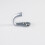 Loops Victorian One Piece Single Bathroom Robe Hook 40mm Projection Satin Chrome 4
