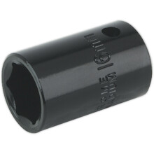 16mm Forged Impact Socket - 1/2 Inch Sq Drive - Chrome-Vanadium Wrench Socket